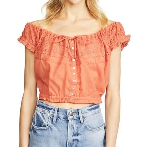 Free People | Drawstring Crop Top
